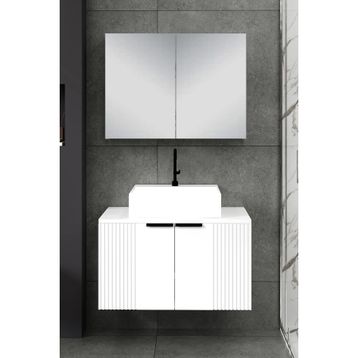 Fly Chester 80 cm MDF Banyo Dolabı