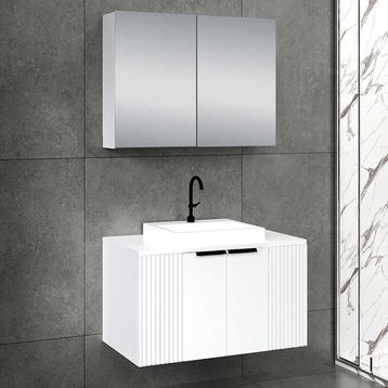 Fly Chester 80 cm MDF Banyo Dolabı