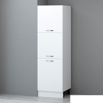 Fly H210 Beyaz 60 cm Melamin Mutfak Boy Dolabı