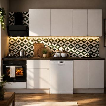 Fly Light MDF 260 cm Mutfak Boy Dolabı
