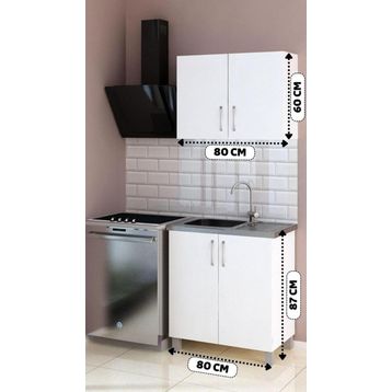 Fly Mobilya Camole Evyeli 80 Cm Mutfak Dolabı