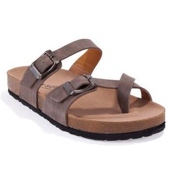 Fly Soft S042031 Vizon Kadın Spor Terlik