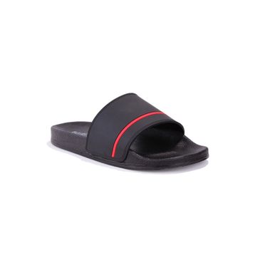 Fly Soft S263050 Siyah Kırmızı Günlük Ortopedik Erkek Spor Terlik