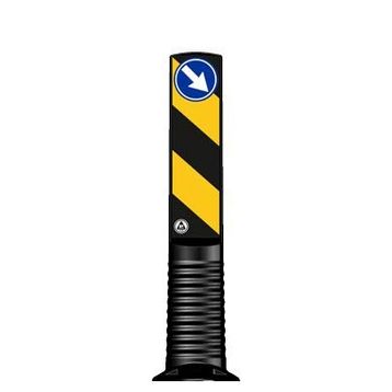 FM Trafik 100 mm Esnek Refüj Başı Levhası