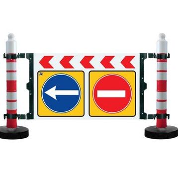 FM Trafik 120x180 cm Dubalı Uyarı Levhalı Bariyer