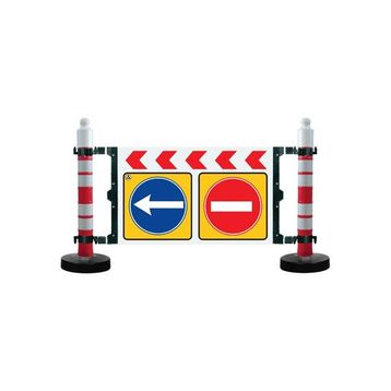 FM Trafik 120x180 cm Dubalı Uyarı Levhalı Bariyer
