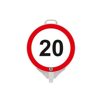 FM Trafik 20 kmh Yuvarlak Uyarı Levhası