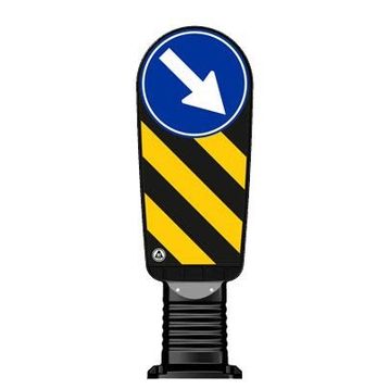 FM Trafik 300 mm Esnek Refüj Başı Levhası