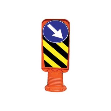 FM Trafik 300 mm Esnek Refüj Başı Levhası