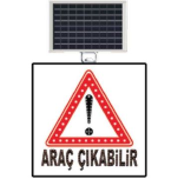 FM Trafik 600x600 mm Dikkat Araç Çıkabilir