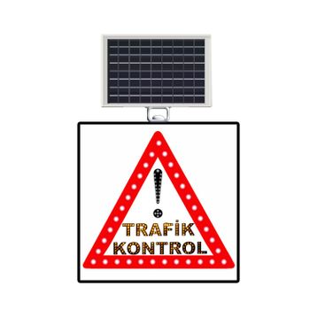 FM Trafik 600x600 mm Dikkat Trafik Kontrol