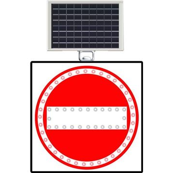 FM Trafik 600x600 mm Girilmez Levhası