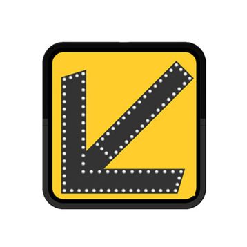 FM Trafik 60x60 cm Sol Yön Ac Ledli Yol Bakım Levhası