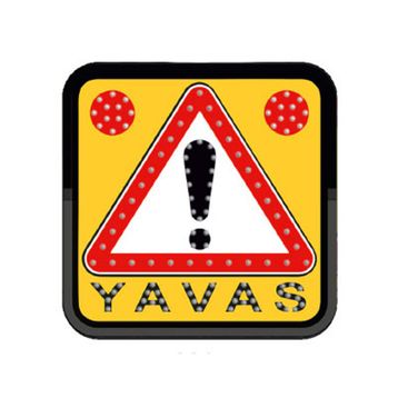 FM Trafik 60x60 cm Yavaş Ac Ledli Yol Bakım Levhası