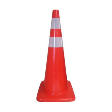FM Trafik 90 cm Çift Reflektifli Pvc Koni