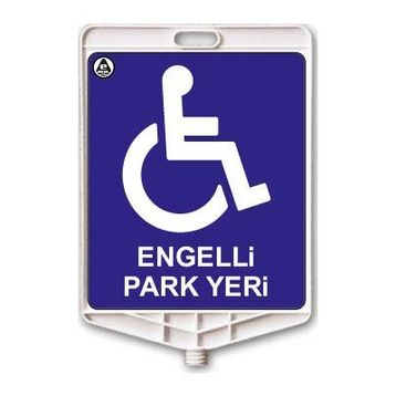 FM Trafik Engelli Park Yeri Dikdörtgen Uyarı Levhası