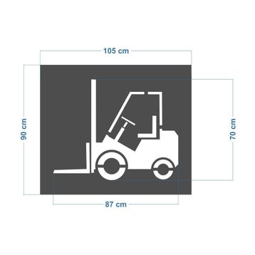 FM Trafik Forklift Boya Şablonu