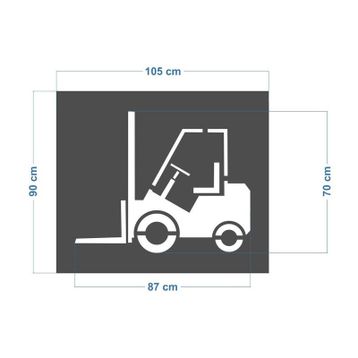 FM Trafik Forklift Boya Şablonu