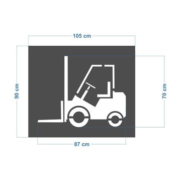 FM Trafik Forklift Boya Şablonu
