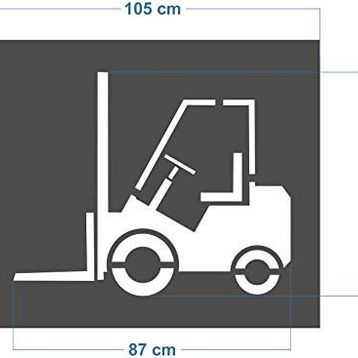 FM Trafik Forklift Boya Şablonu