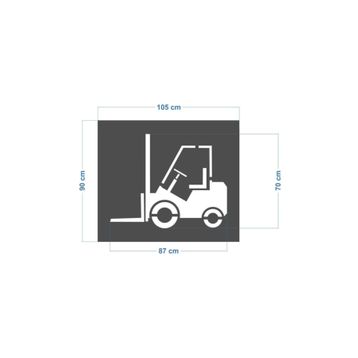 FM Trafik Forklift Boya Şablonu