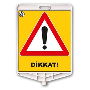 FM Trafik Yavaş Dikdörtgen Uyarı Levhası