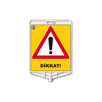 FM Trafik Yavaş Dikdörtgen Uyarı Levhası