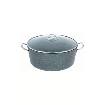 FMS G1009 Granit 34 cm Gri Endüstriyel Derin Tencere