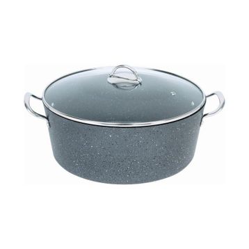 FMS G1009 Gri Granit Endüstriyel 34 No Derin Tencere