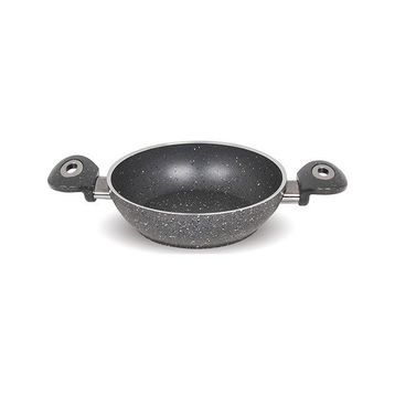 FMS Gri 20 cm Granit Yumurta Tavası