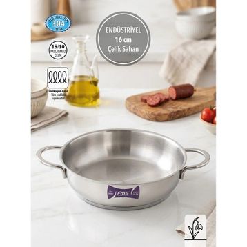 FMS Paslanmaz 16 cm Çelik Sahan