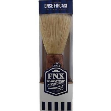 Fnx Barber No: 1 Ahşap Saplı Profesyonel Ense Fırçası