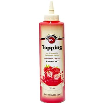 Fo 1 kg Çilekli Topping
