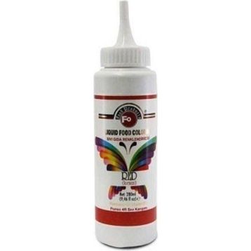Fo 280 ml Kırmızı Sıvı Gıda Renklendiricisi