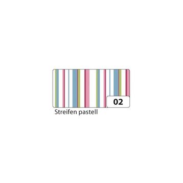 Folia 50x70 cm Pastel Çizgili 10 Tabaka Motiv Karton
