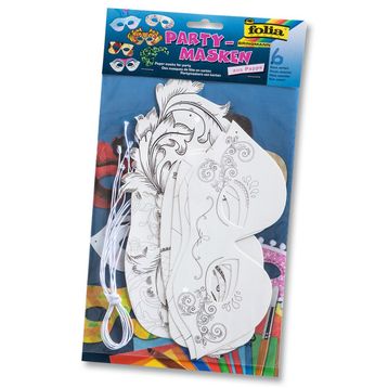 Folia 6 Çeşit Party Kağıt Maske
