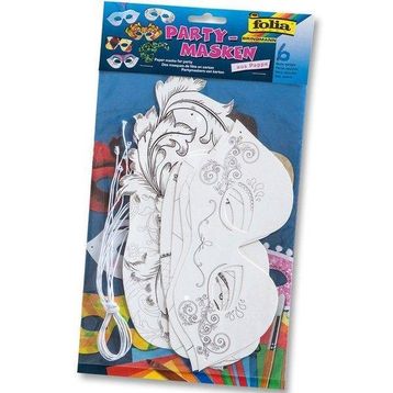 Folia 6 Çeşit Party Kağıt Maske