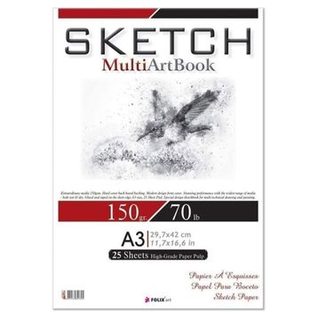 Folix Sketch Multı Art 150 gr A3 25 Yaprak Defter
