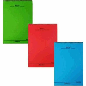 Folix Troya A4 Spiralli Karışık Renkli 80 Çizgili Bloknot