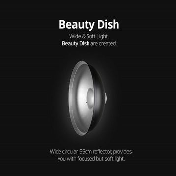 Fomex 55 cm Silver Beauty Dish