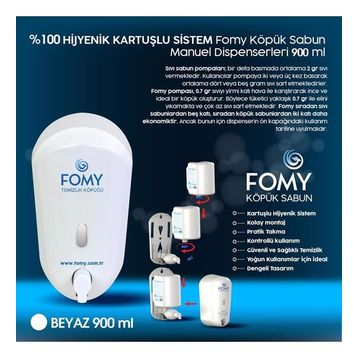 Fomy Beyaz 900 ml Dispenser