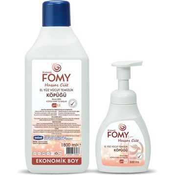 Fomy Hassas Cilt 300 ml+1800 ml El Temizleme Köpüğü