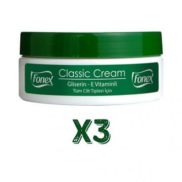 Fonex Barber 3x175 ml Klasik Nemlendirici Krem
