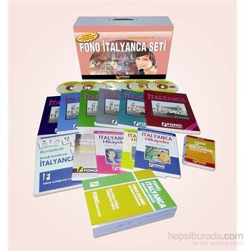FONO İtalyanca Set 13 kitap + 6 CD - Reşit Özkanca