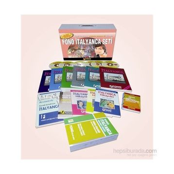 FONO İtalyanca Set 13 kitap + 6 CD - Reşit Özkanca