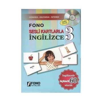 Fono Sesli Kartlarla İngilizce 3 Cd’li - Heyet-Kurul-Komisyon Yazar Belirtilmemiş