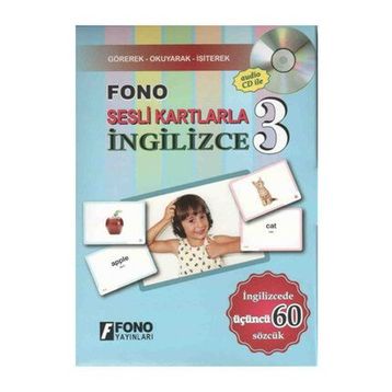 Fono Sesli Kartlarla İngilizce 3 Cd’li - Heyet-Kurul-Komisyon Yazar Belirtilmemiş