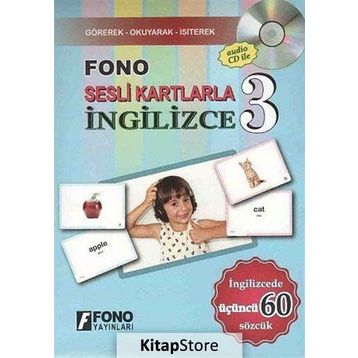 Fono Sesli Kartlarla İngilizce 3 Cd’li - Heyet-Kurul-Komisyon Yazar Belirtilmemiş