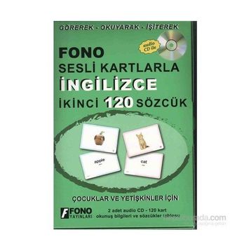 Fono Sesli Kartlarla İngilizce İkinci 120 Sözcük 2 CD - Heyet-Kurul-Komisyon