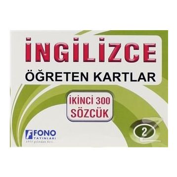 Fono Yayın İngilizce Öğreten Kartlar İkinci 300 Sözcük
